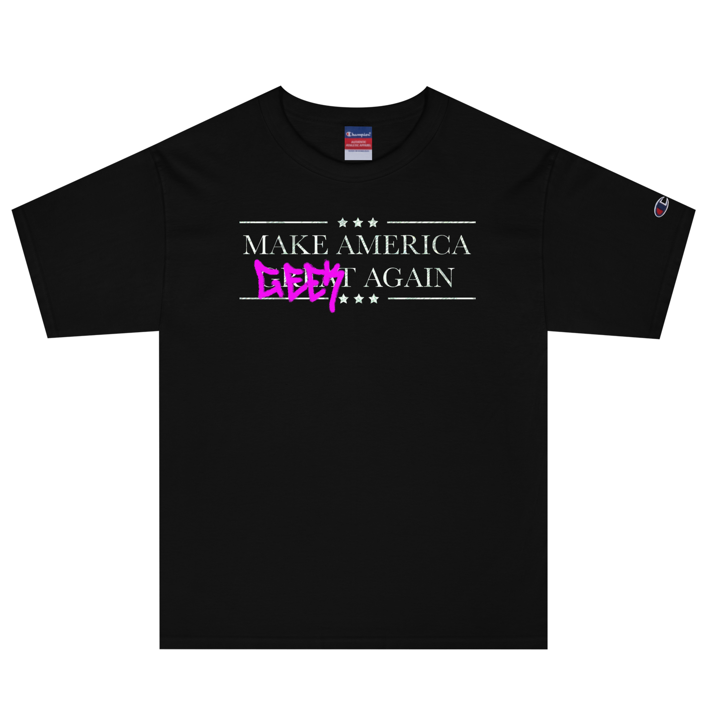 Make America Geek Again x Champion Tee